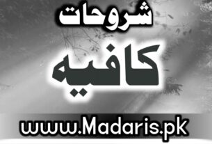 pdf شروحات کافیہ درجہ ثالثہ