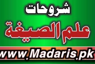 pdf علم الصیغہ اردو شروحات درجہ ثانیہ