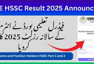 Fbise HSSC Result 2025