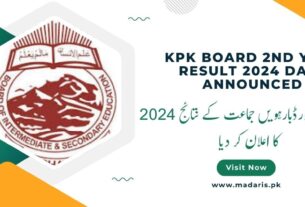 2nd Year Result 2024 KPK Board Date Announced 12th class BISE FA FSC ICS