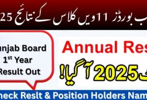 11th class result 2025 punjab board by Roll Number