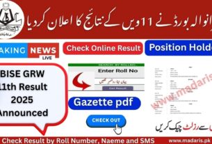 BISE GRW 11th Result 2025 – Gujranwala Board Announced Check Online by Roll Number, Name & SMS