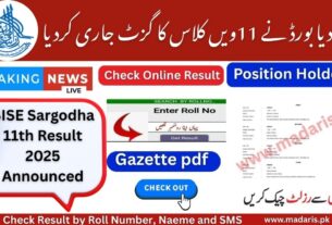 BISE Sargodha 11th Class 1st Year Result 2025 Announced – Check Online by Roll Number, Name & SMS