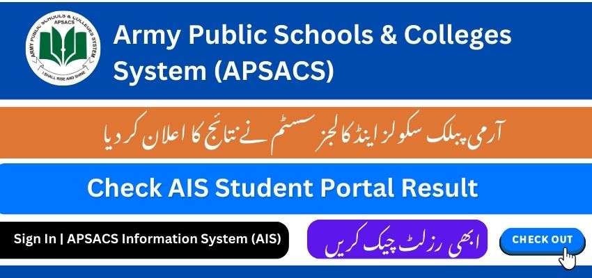 AIS Student Portal Result APMS APSACS