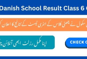 Danish School Result 2024 25 Class 6 Out