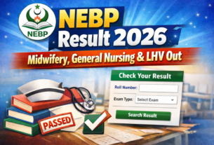 NEBP Result 2026 Midwifery, General Nursing & LHV Out