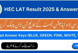 LAT Result HEC Answer Key