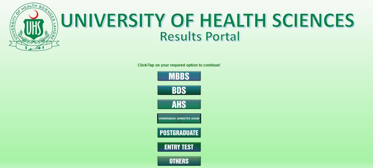 UHS Result