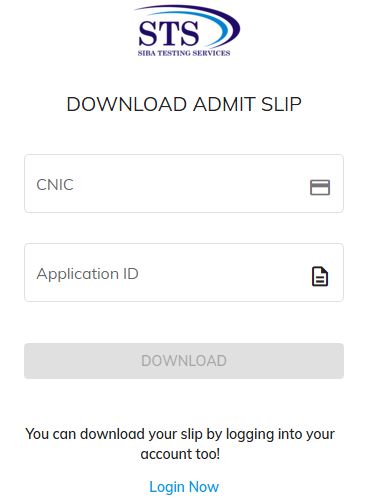 STS Slip Download