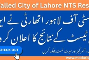 Walled City of Lahore NTS Result