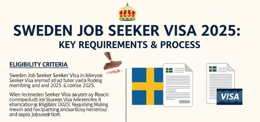 Sweden Job Seeker Visa 2025: Key Requirements & Process