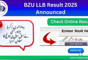 BZU LLB Result 2025 Announced