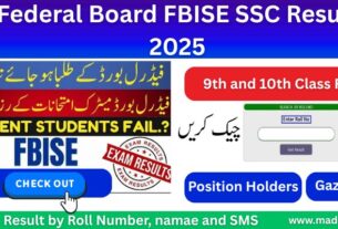 FBISE Result 2025 SSC Part 1 and 2