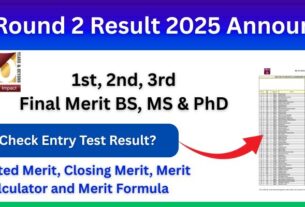 IBA Round 2 Result 2025 Announced
