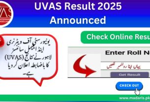 UVAS Result 2025 Merit List Announced