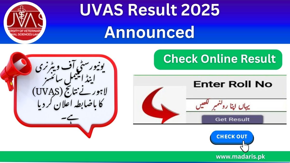 UVAS Result 2025 Merit List Announced