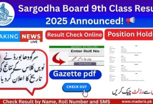 9th Class Result 2025 BISE Sargodha Board Announced! 📢