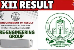 HSC Part 2 Result 2025 Karachi Board Pre Engineering