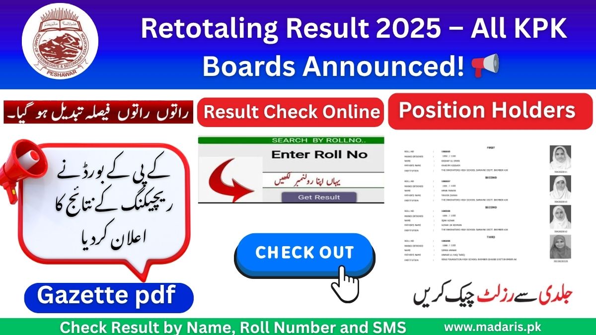 Retotaling Result 2025 – All KPK Boards Announced