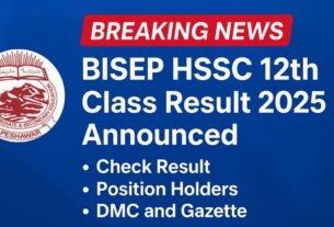 BISEP HSSC 12th Class Result 2025 Announced