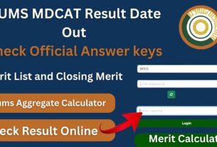 NUMS MDCAT Result 2025 Answer Keys held on 28 September