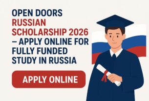 Open Doors Russian Scholarship 2026 – Apply Online for Fully Funded Study in Russia