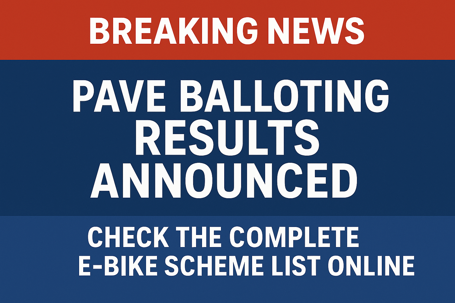 PAVE Balloting Result 2025 Announced