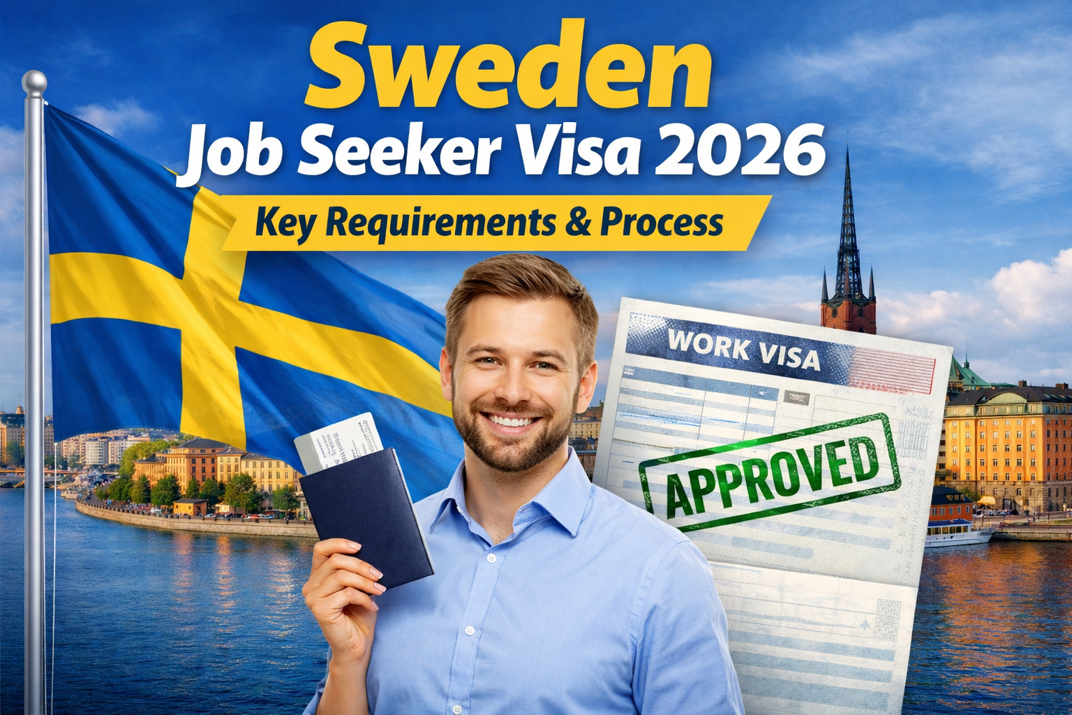 Sweden Job Seeker Visa 2026 - Key Requirements & Process