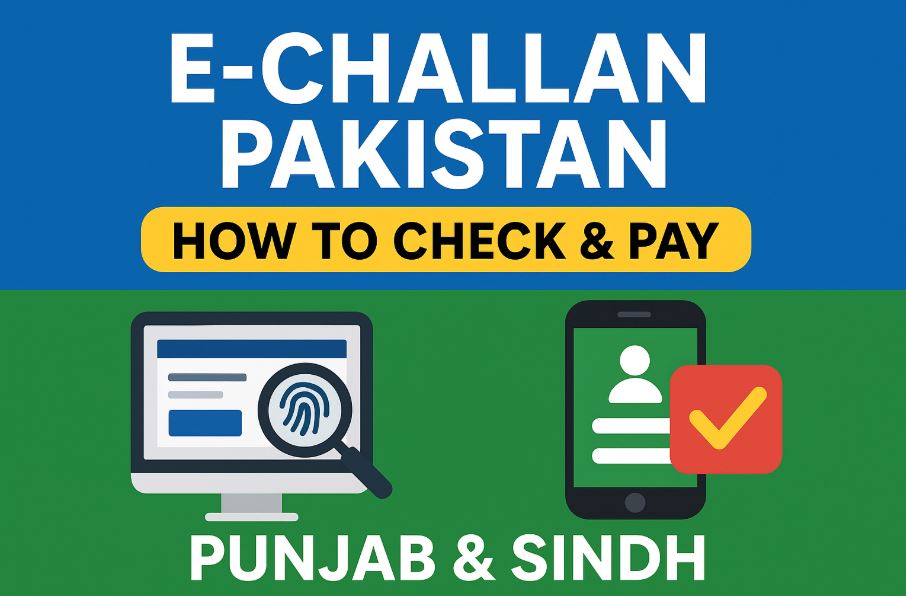 E-Challan Pakistan: How to Check & Pay Traffic Challan Online in Punjab & Sindh (2025 Guide)