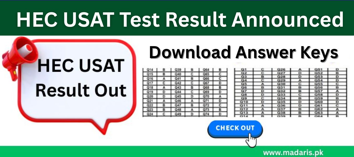 HEC USAT Result 2026 December 14 Answer Keys Announced