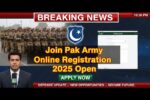 Join Pak Army Jobs 2025 Apply Online at joinpakarmy.gov.pk
