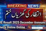 NRE Result 2025 December Announced
