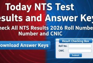 NTS Test Result 2026 Check by Roll Number and CNIC