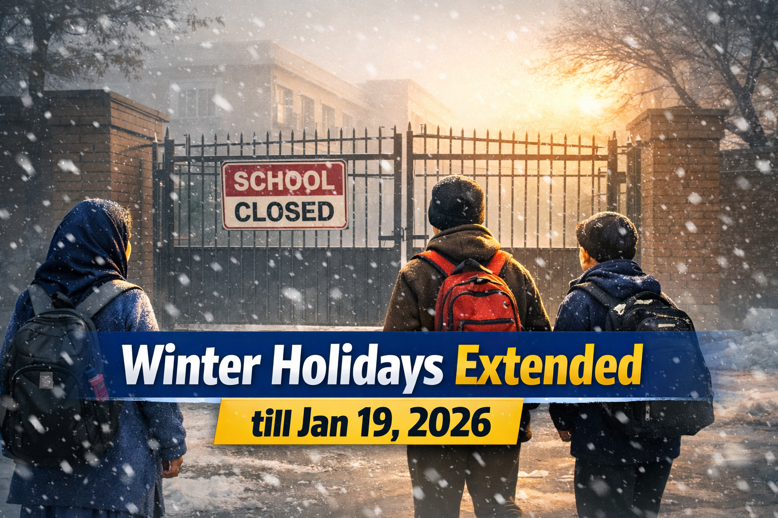Winter Holidays in Punjab Extended Until January 19, 2026 – Official Notification